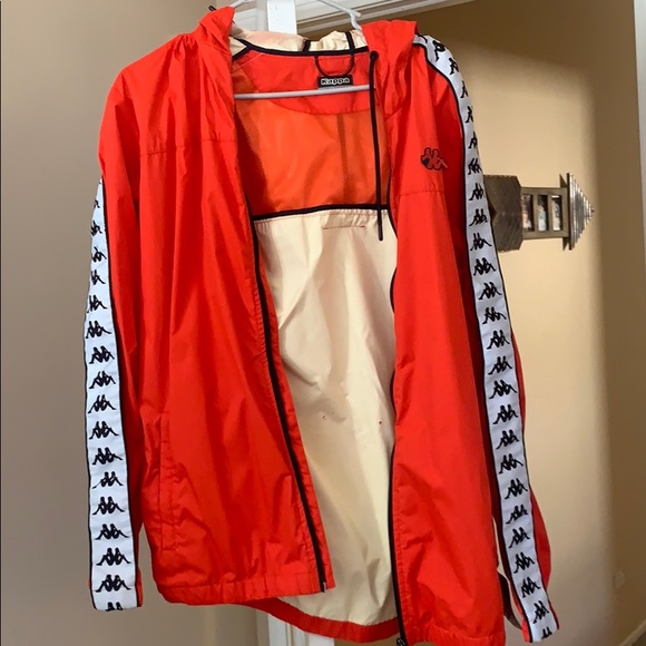 red kappa windbreaker